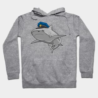 Shark as Police officer Police Hoodie